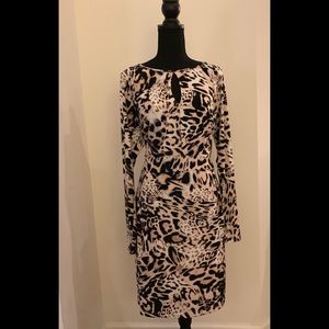 Jennifer Lopez Collection-Animal Print Dress